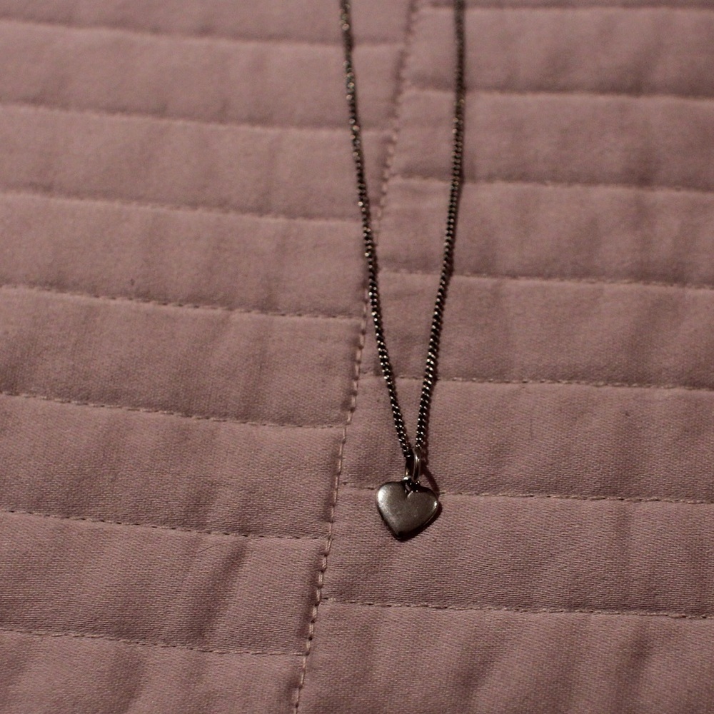 James Avery Mini Heart Charm & Chain